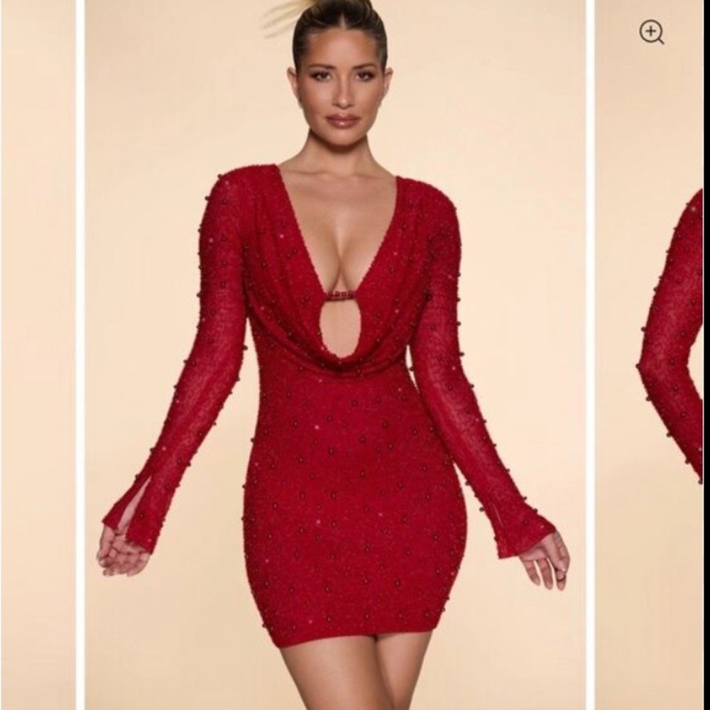 Oh Polly embellished dress